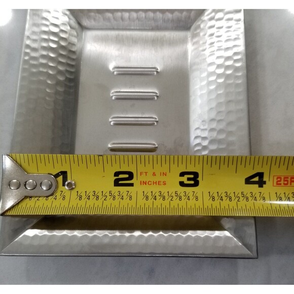Hammered edge stainless trays made in india new - Picture 8 of 10